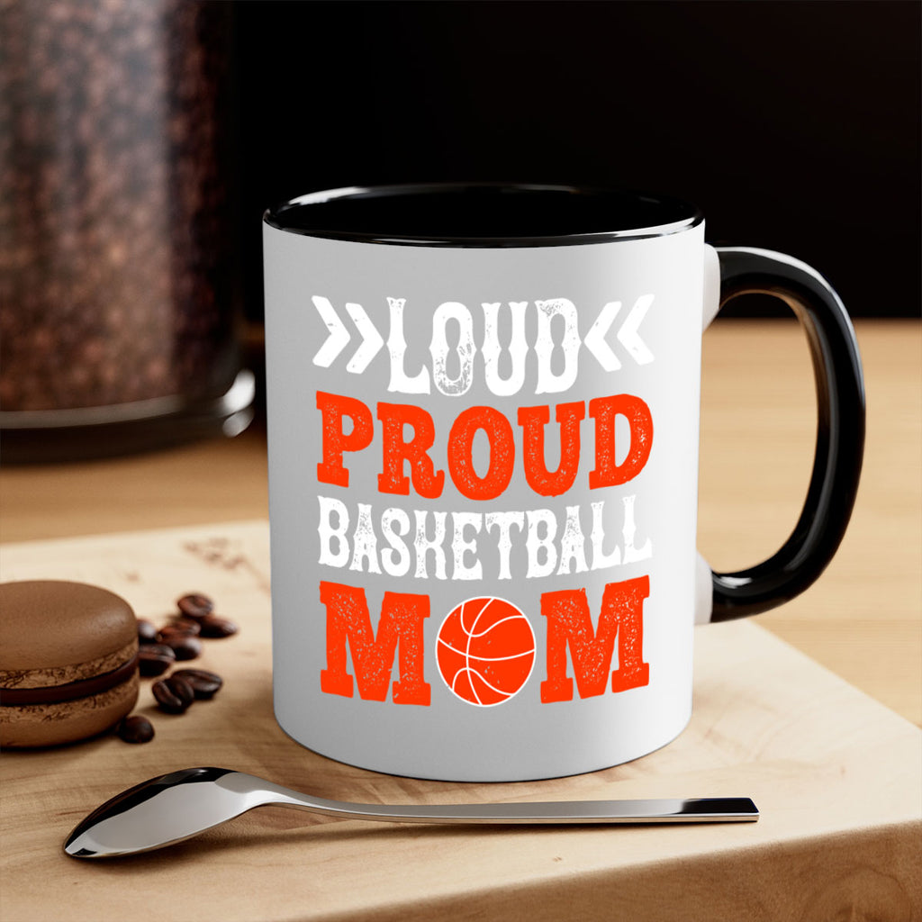 Loud proud basketball mom 741#- basketball-Mug / Coffee Cup