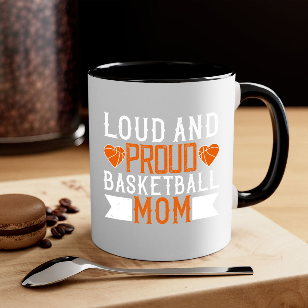 Loud proud basketball mom 766#- basketball-Mug / Coffee Cup