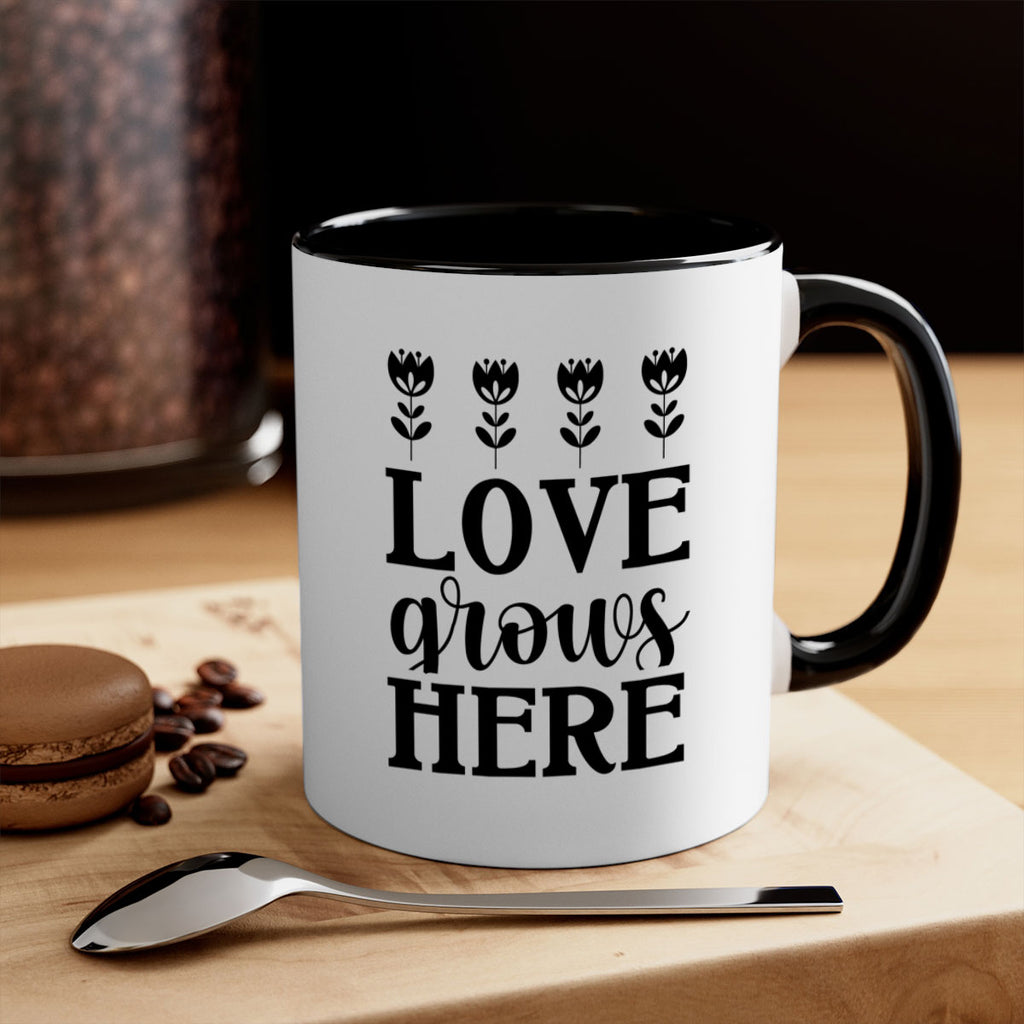 Love grows here  333#- spring-Mug / Coffee Cup