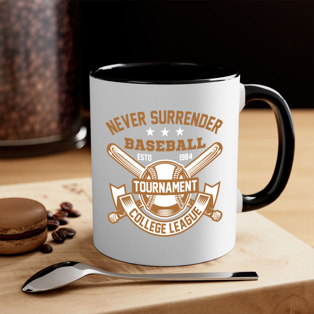 Never 624#- baseball-Mug / Coffee Cup