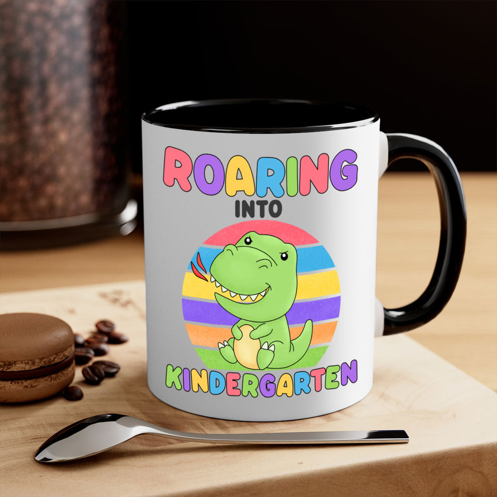Roaring to Kindergarten Trex 19#- Kindergarten-Mug / Coffee Cup