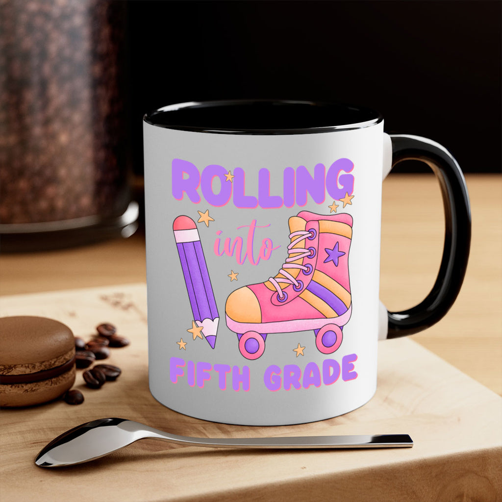 Rolling into 5th Grade 26#- 5th grade-Mug / Coffee Cup