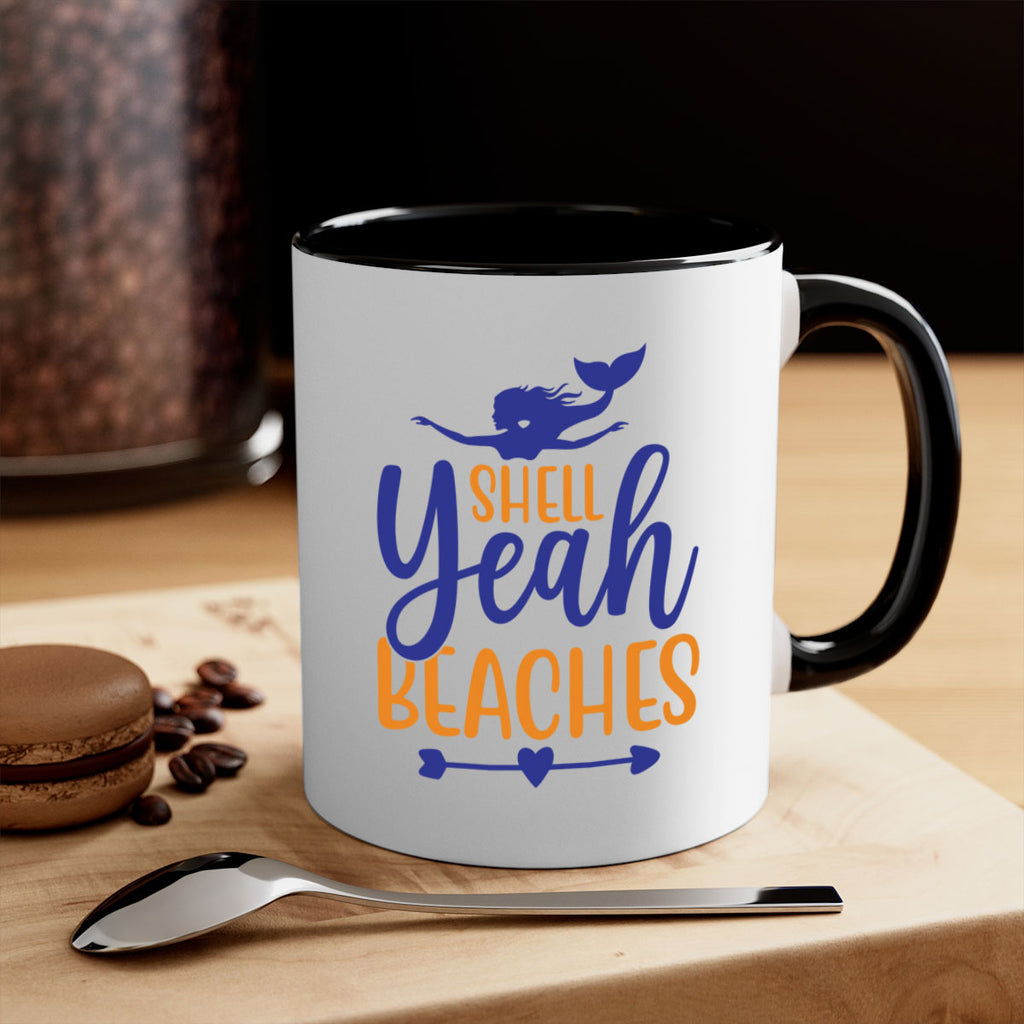 Shell Yeah Beaches 584#- mermaid-Mug / Coffee Cup