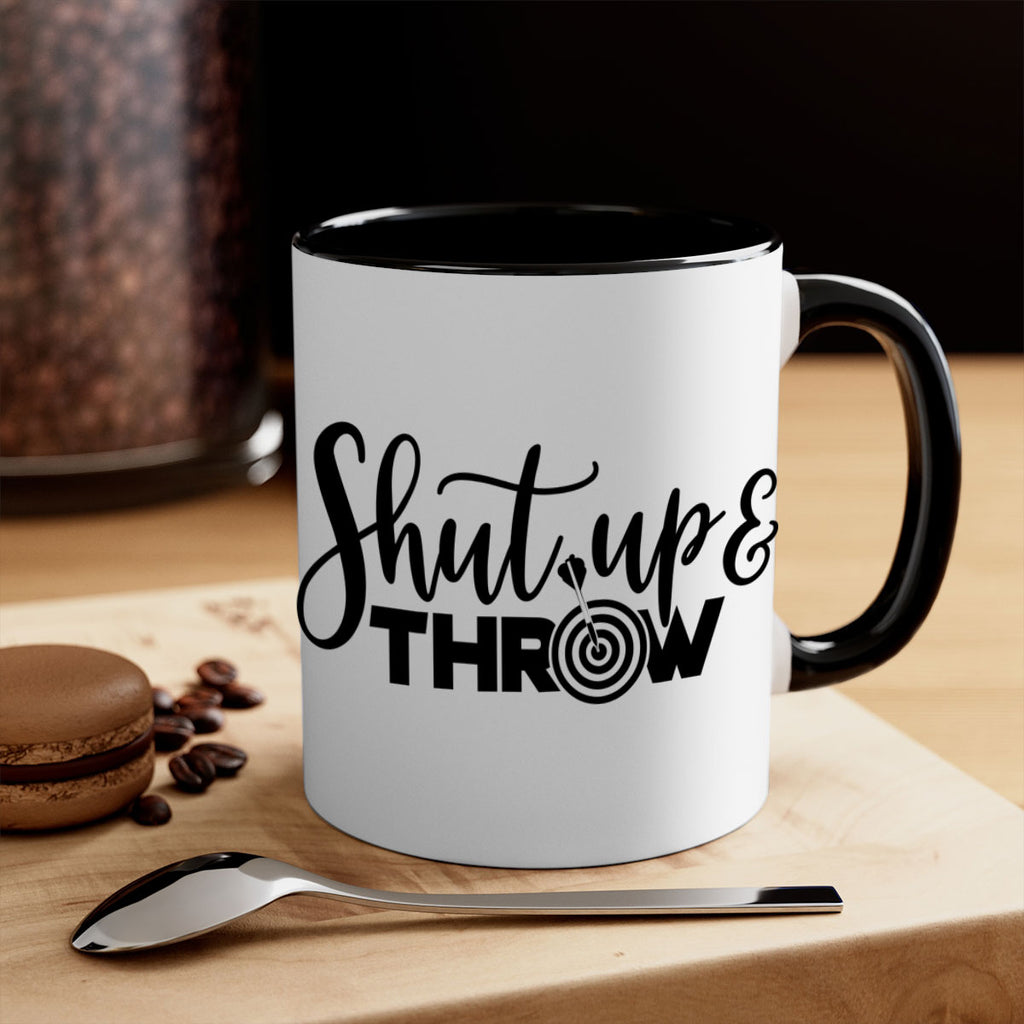 Shut up throw 541#- darts-Mug / Coffee Cup