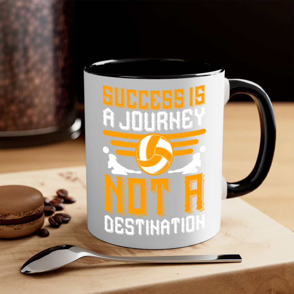Success is a journey not a destination Style 426#- volleyball-Mug / Coffee Cup