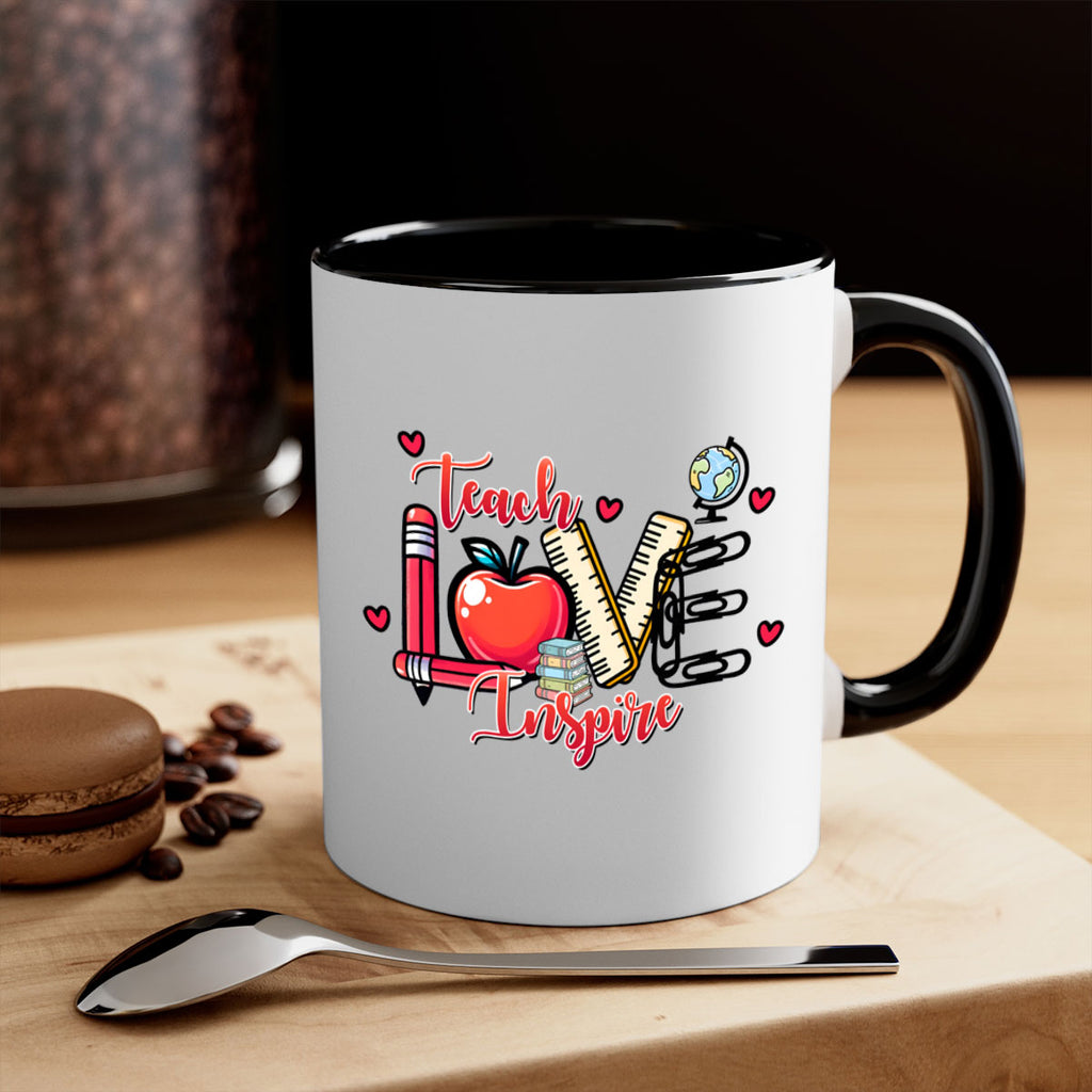 Teach Inspire Valentine 16#- teacher-Mug / Coffee Cup