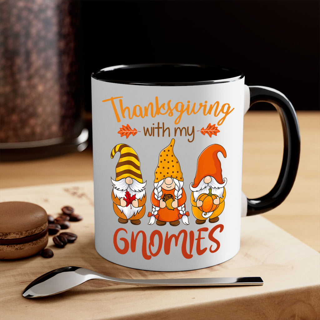 ThanksgivingWithGnomiesFall 610#- fall-Mug / Coffee Cup