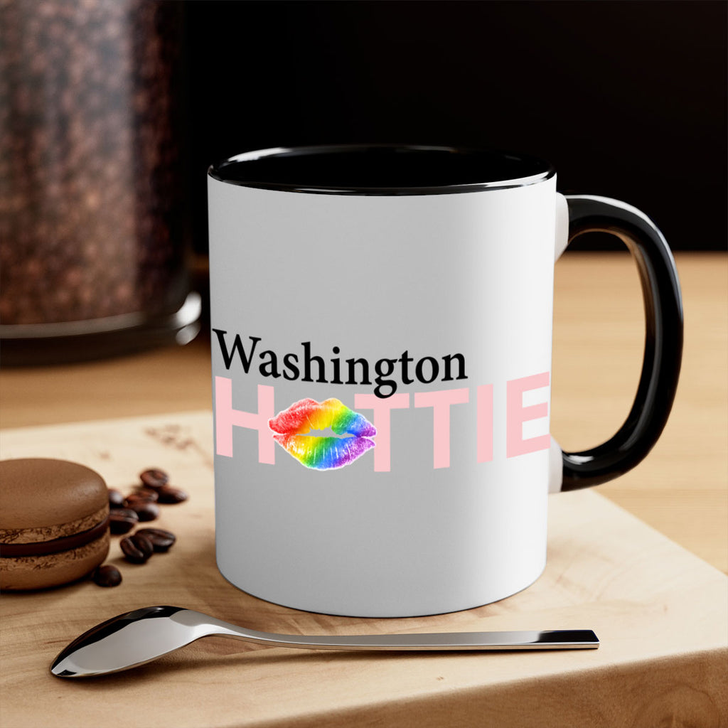 Washington Hottie with rainbow lips 47#- Hottie Collection-Mug / Coffee Cup