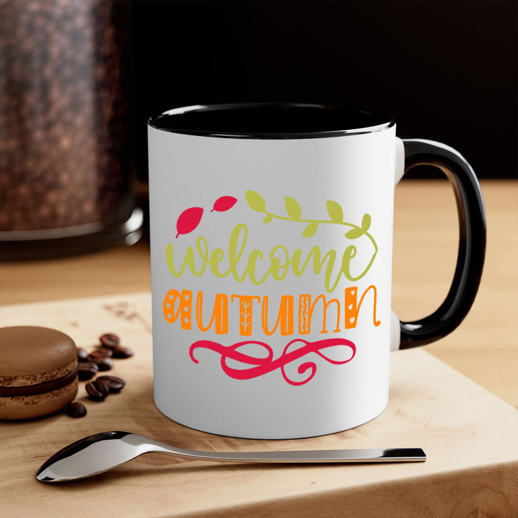 Welcome Autumn 629#- fall-Mug / Coffee Cup