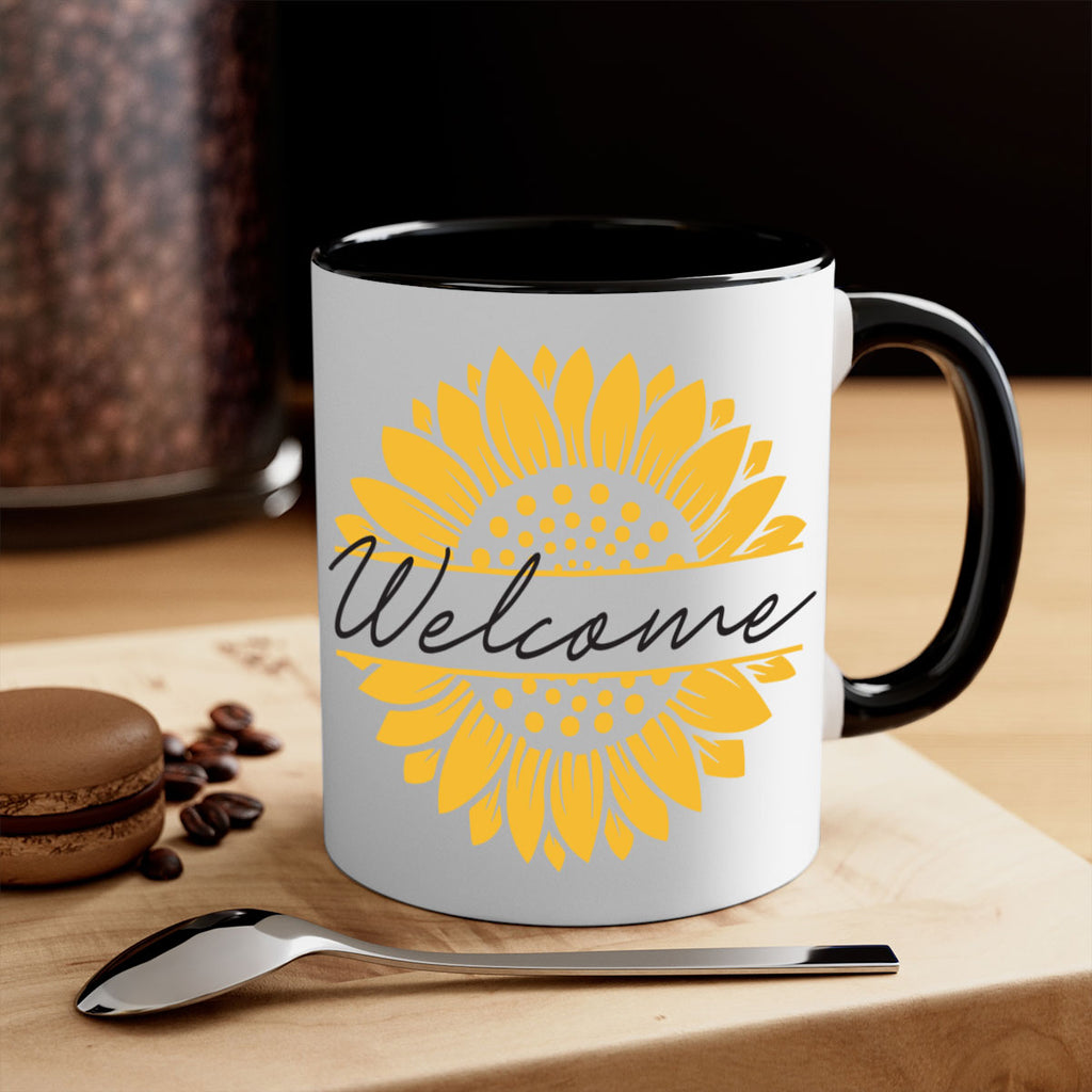 Welcome Sunflower585#- spring-Mug / Coffee Cup