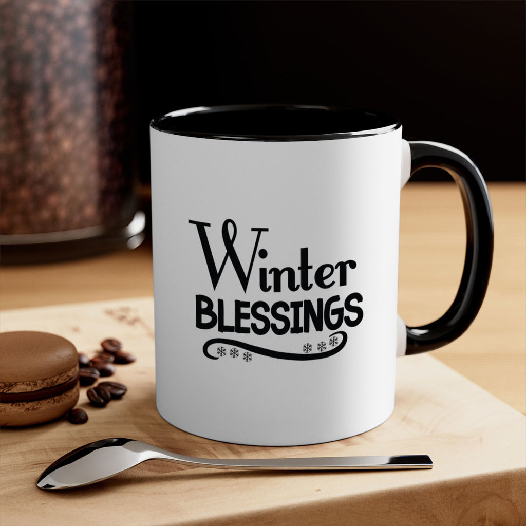 Winter Blessings 493#- winter-Mug / Coffee Cup