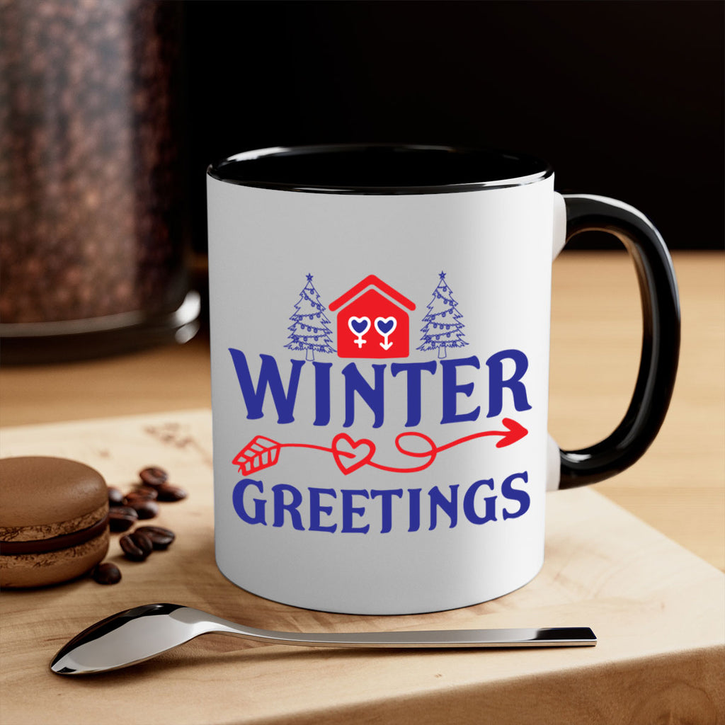 Winter Greetings 551#- winter-Mug / Coffee Cup