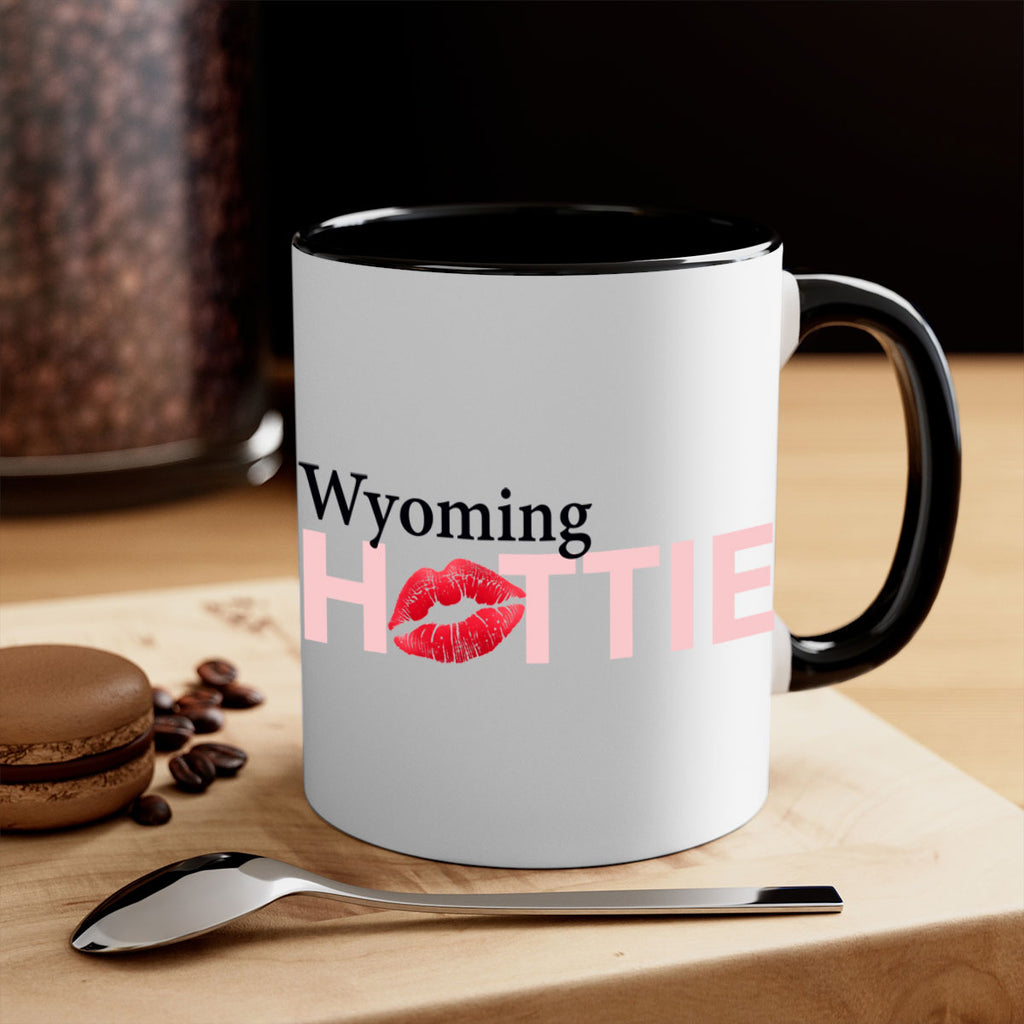 Wyoming Hottie With Red Lips 50#- Hottie Collection-Mug / Coffee Cup