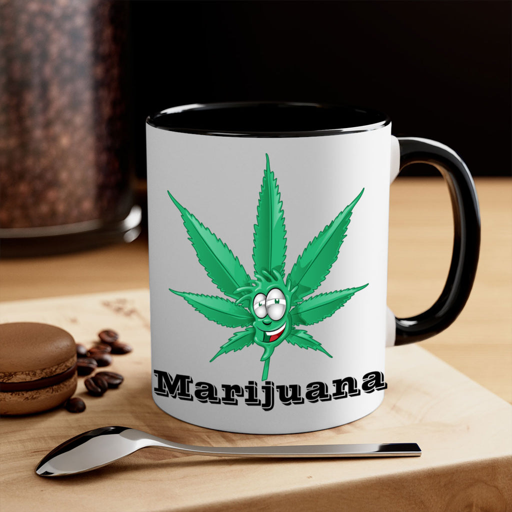 marijuana happy face 199#- marijuana-Mug / Coffee Cup