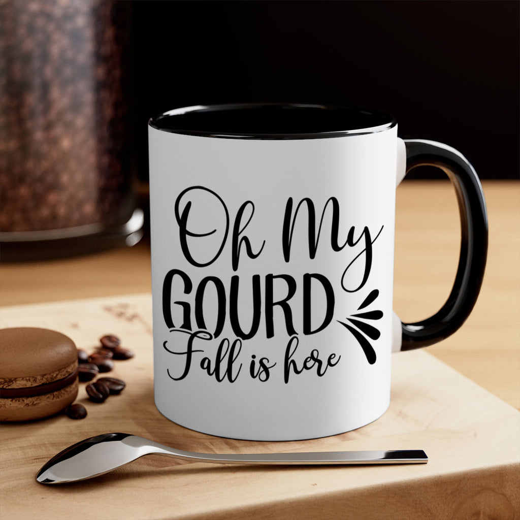 oh my gourd fall is here 453#- fall-Mug / Coffee Cup