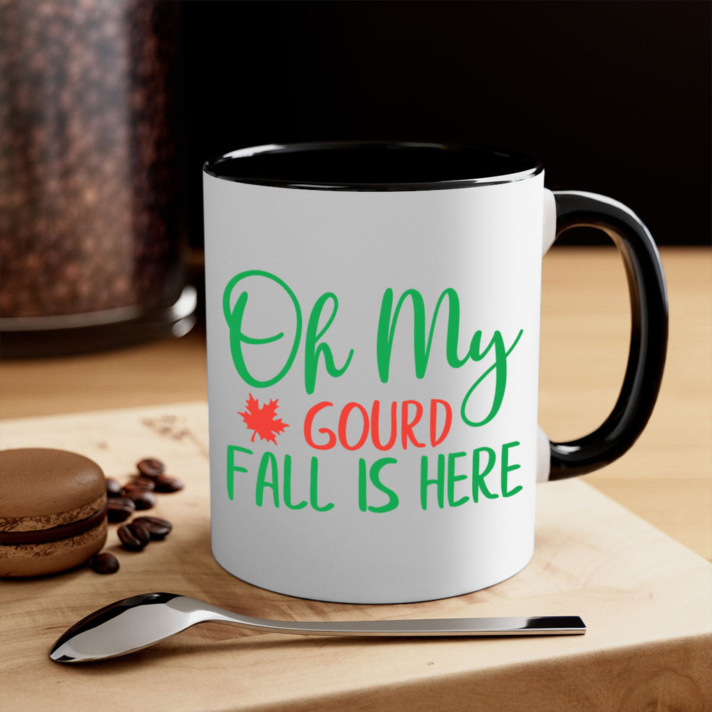 oh my gourd fall is here 454#- fall-Mug / Coffee Cup