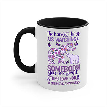 AlzheimerS Awareness Purple Elephant 16#- alzheimers-Mug / Coffee Cup