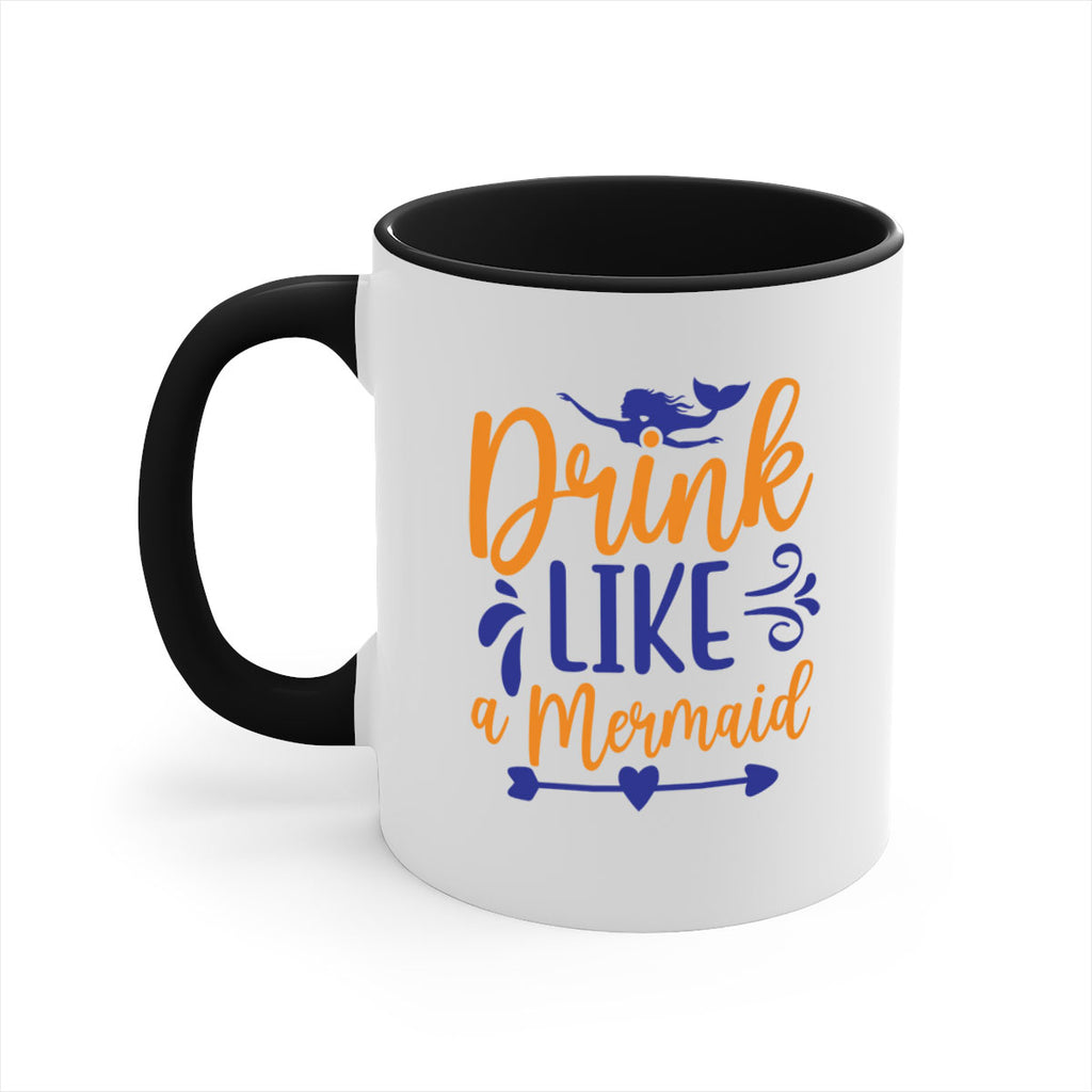 Drink Like a Mermaid 137#- mermaid-Mug / Coffee Cup