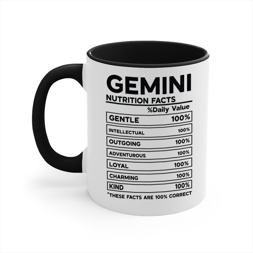 Gemini Nutrition Facts 220#- zodiac-Mug / Coffee Cup