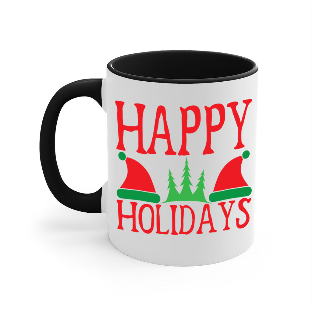Happy Holidays 136#- winter-Mug / Coffee Cup