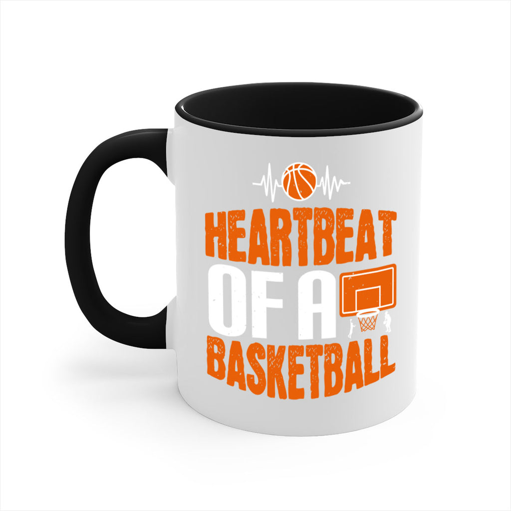 Heartbeat of a basketball 2298#- basketball-Mug / Coffee Cup