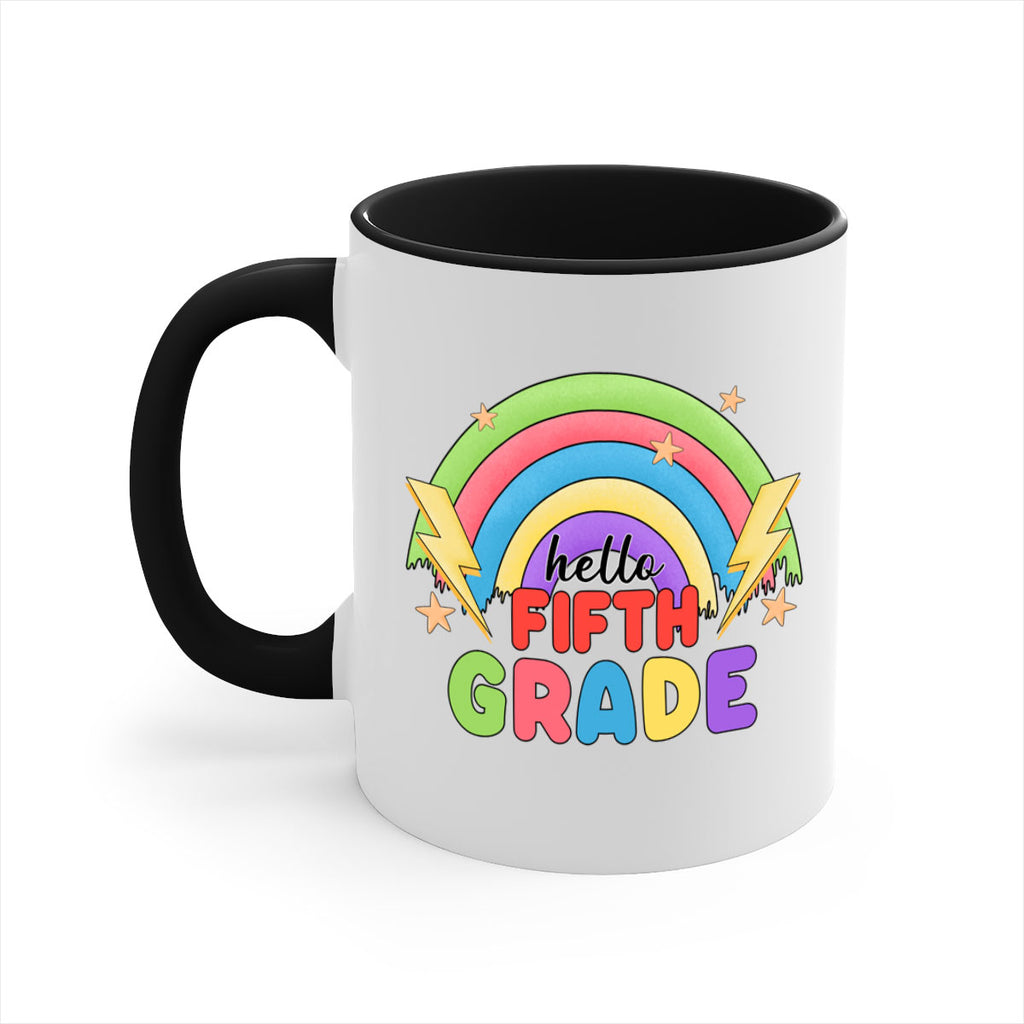 Hello 5th Grade Rainbow 14#- 5th grade-Mug / Coffee Cup