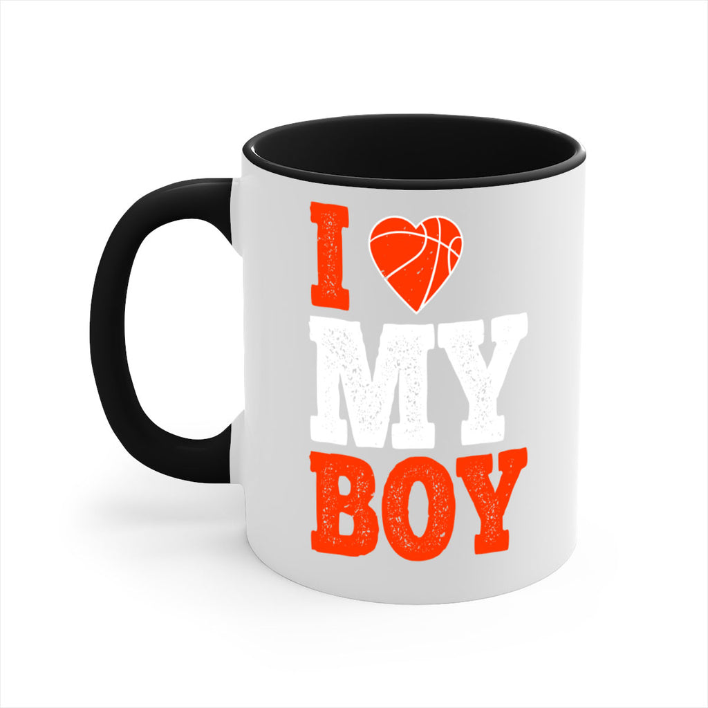 I love my boy 2254#- basketball-Mug / Coffee Cup