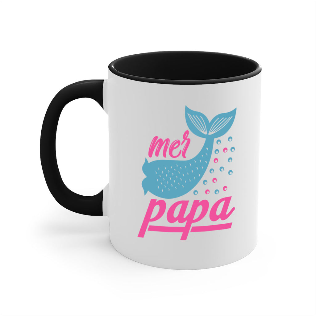 Mer Papa 344#- mermaid-Mug / Coffee Cup