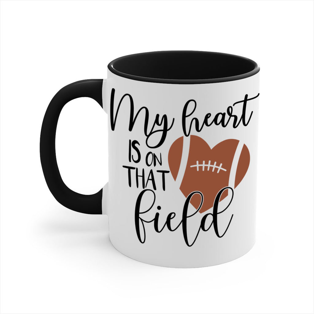 My heart is on that field 639#- football-Mug / Coffee Cup