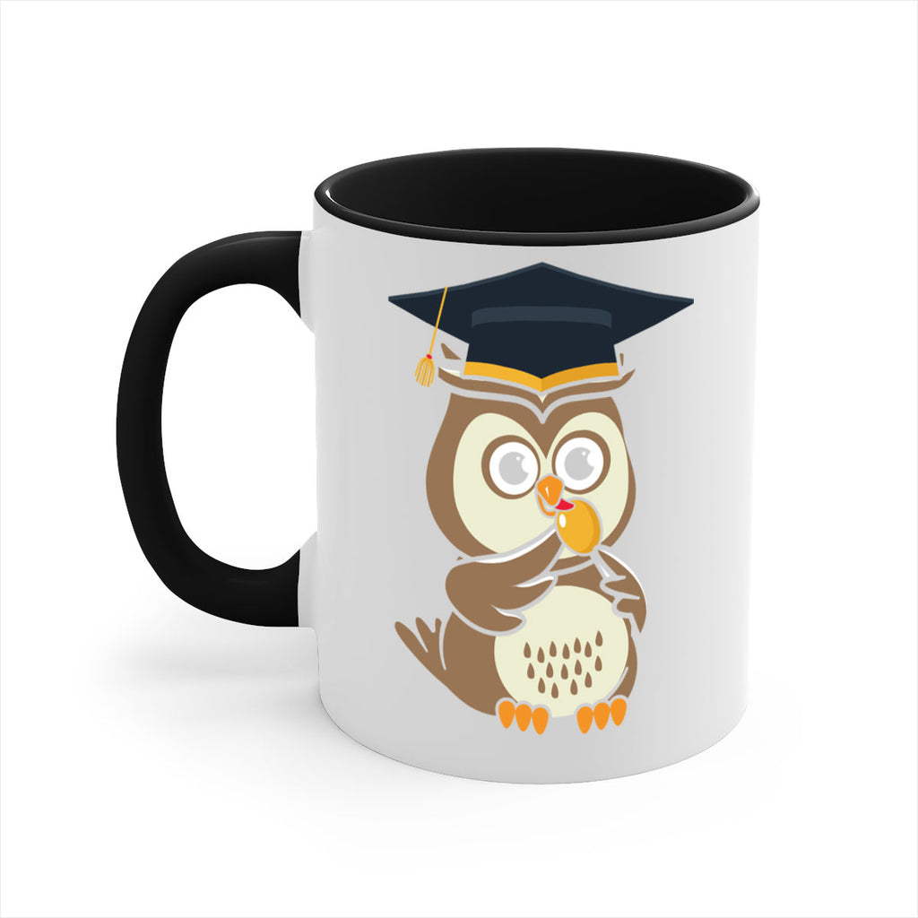 Profesor Owl Licks Candy A TurtleRabbit 17#- owl-Mug / Coffee Cup