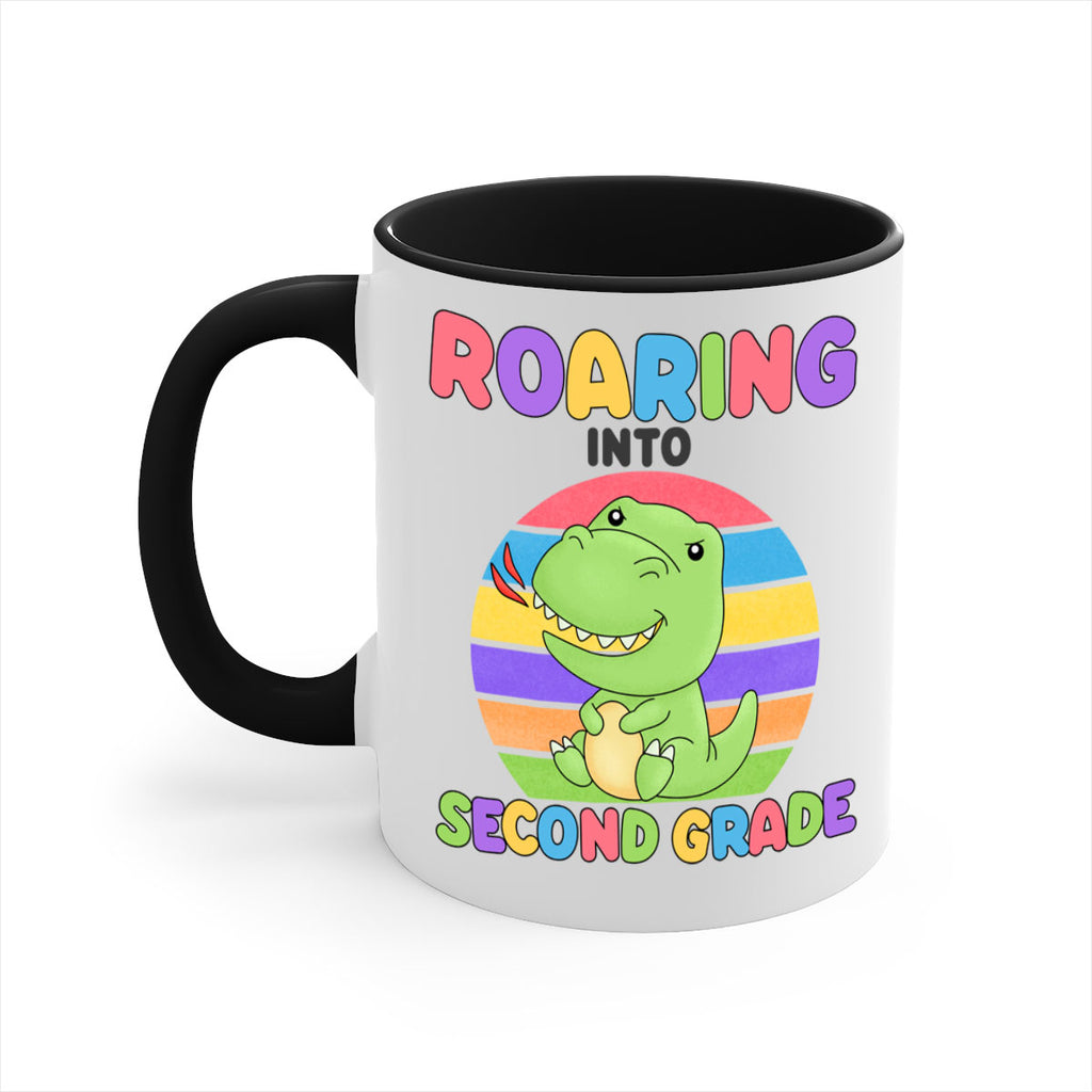 Roaring to 2nd Grade Trex 23#- second grade-Mug / Coffee Cup