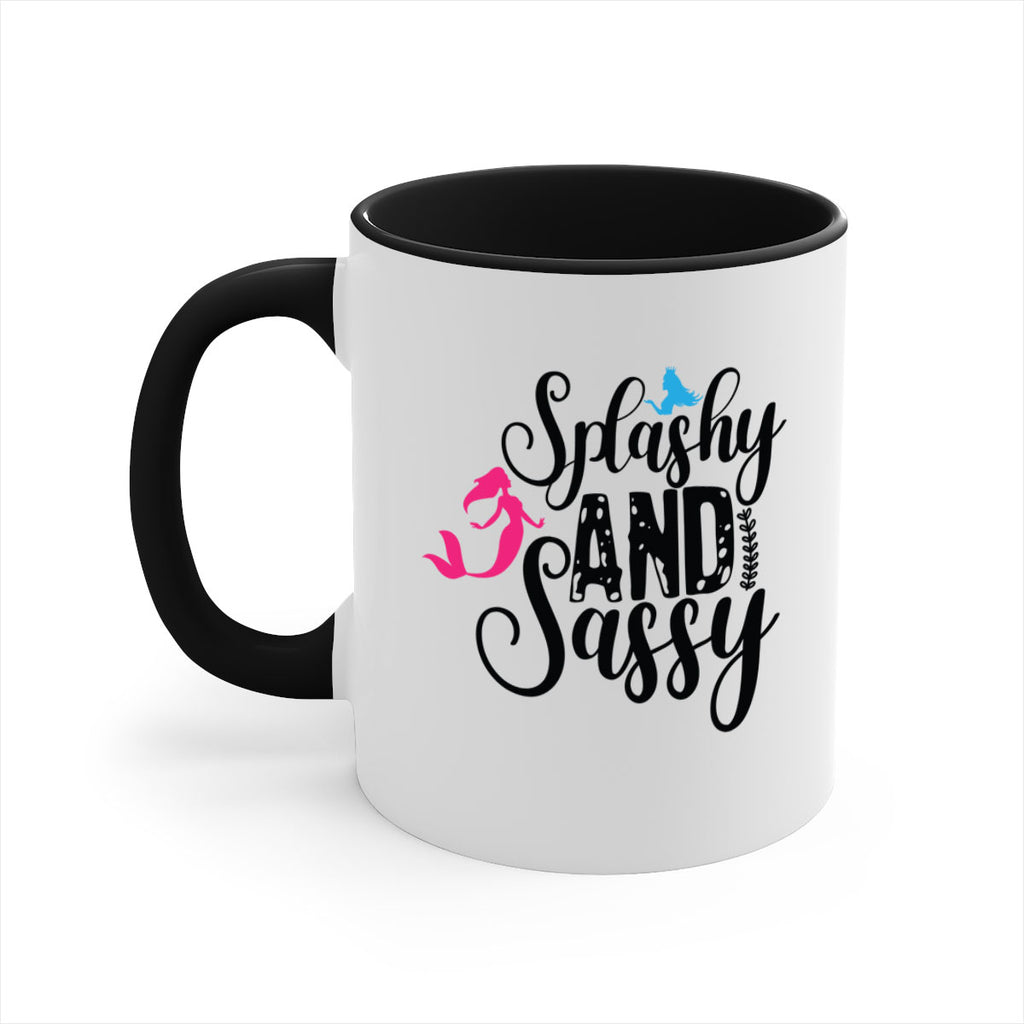 Splashy and Sassy 624#- mermaid-Mug / Coffee Cup