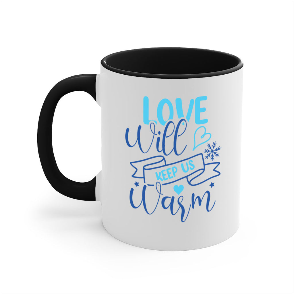 love will keep us warm 313#- winter-Mug / Coffee Cup