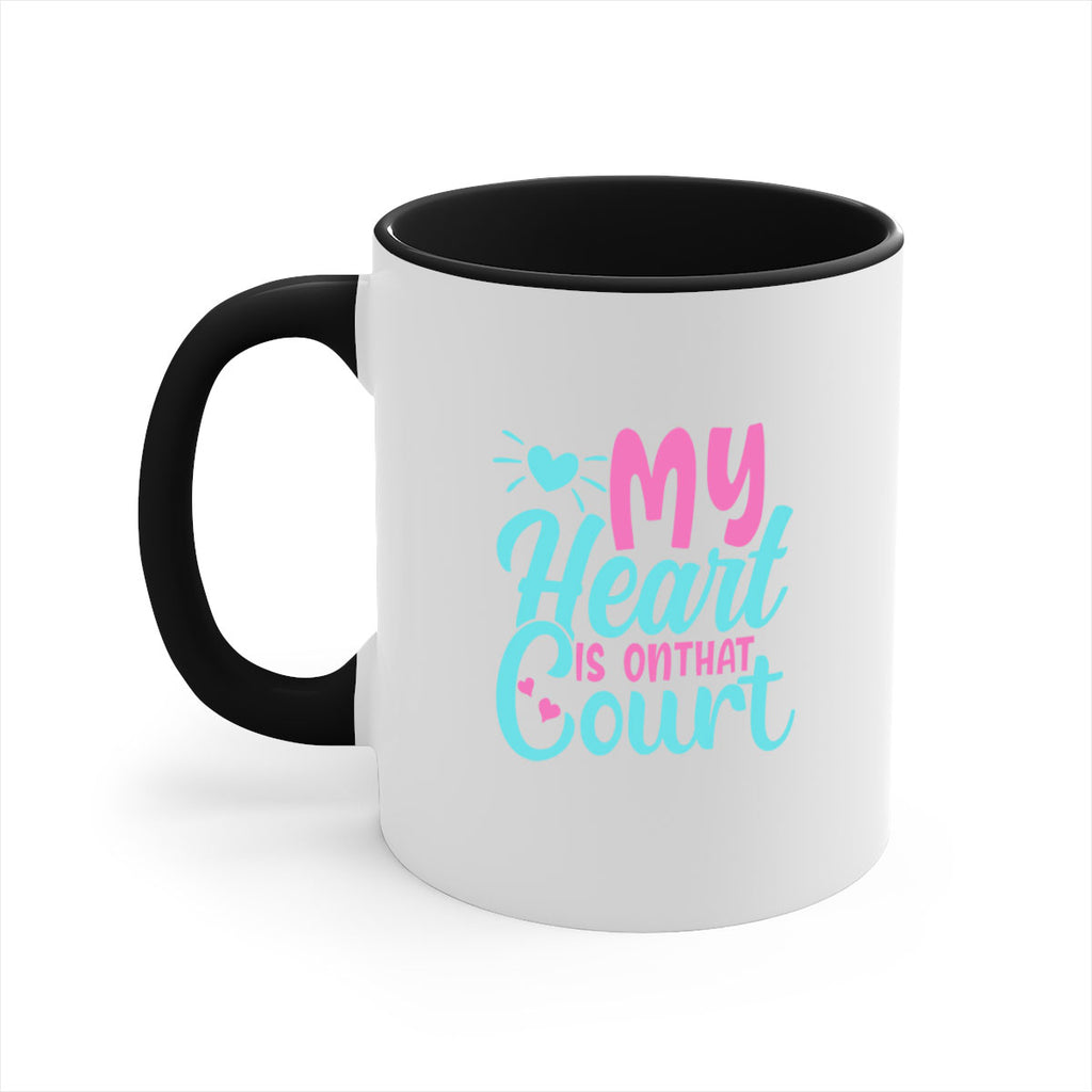 my heart is on the court 1988#- basketball-Mug / Coffee Cup