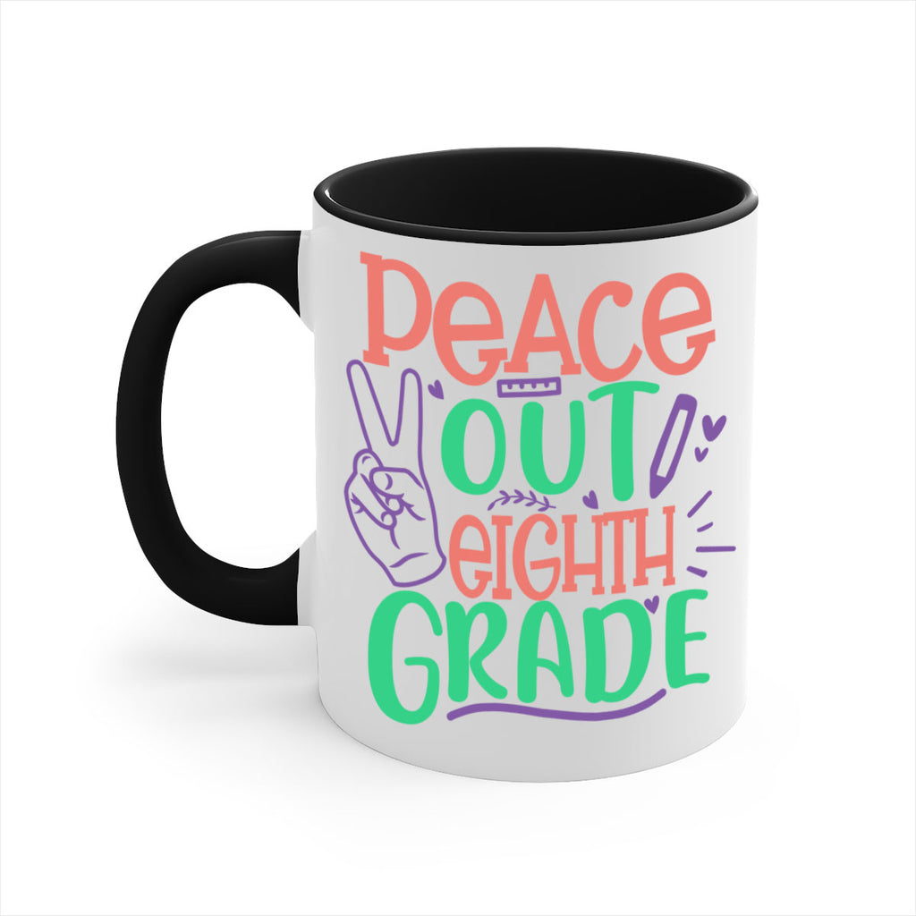 peace out 8th gradee 3#-8th grade-Mug / Coffee Cup