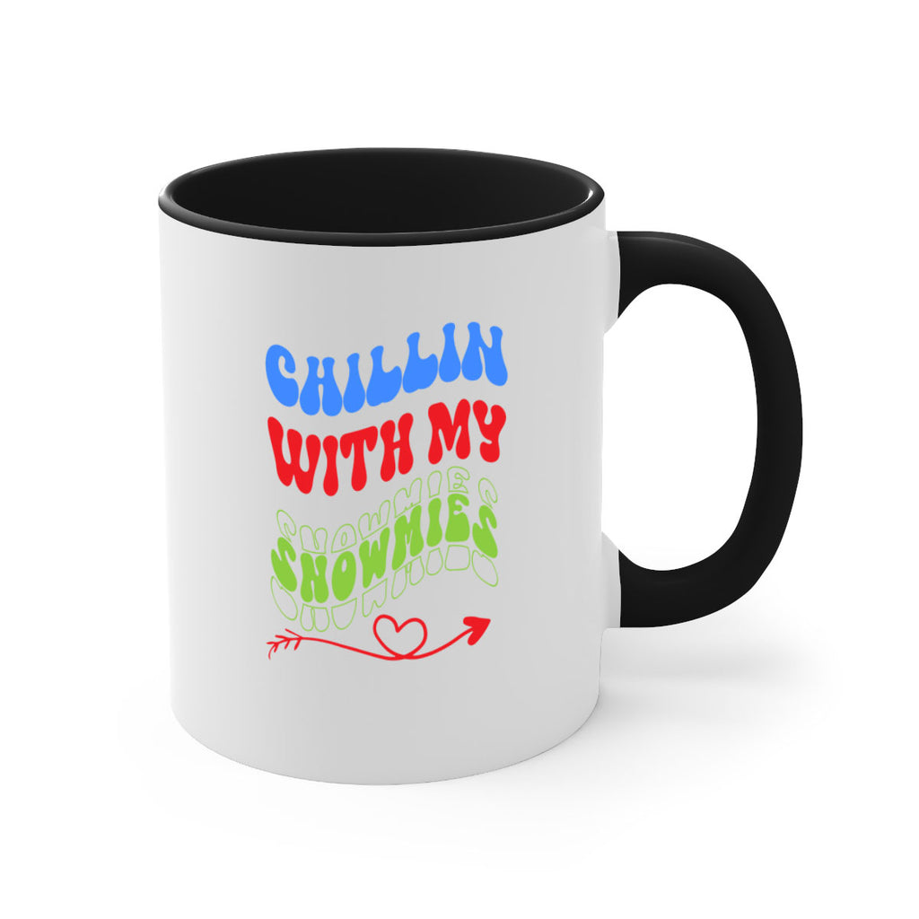 Chillin with my snowmies 42#- winter-Mug / Coffee Cup
