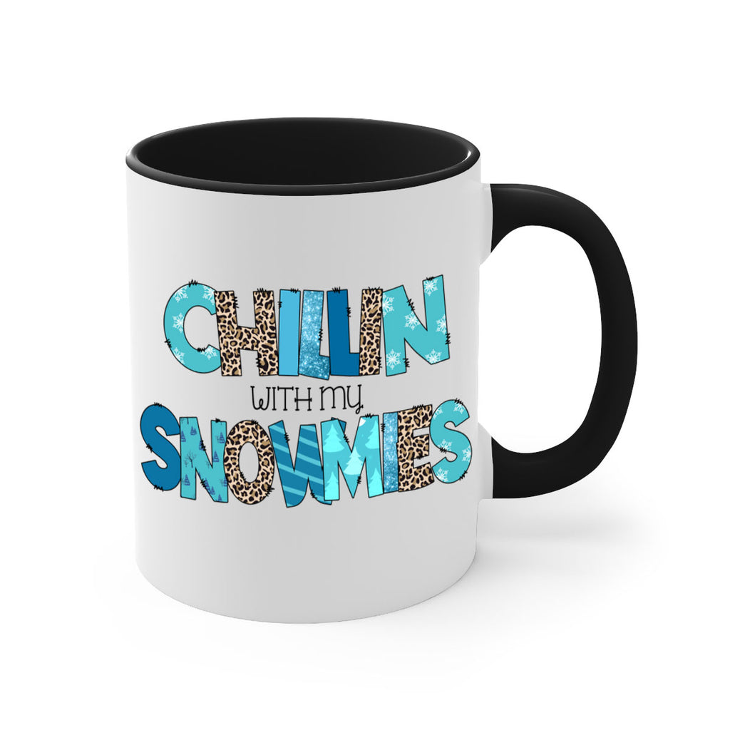 Chillin with my snowmies 43#- winter-Mug / Coffee Cup