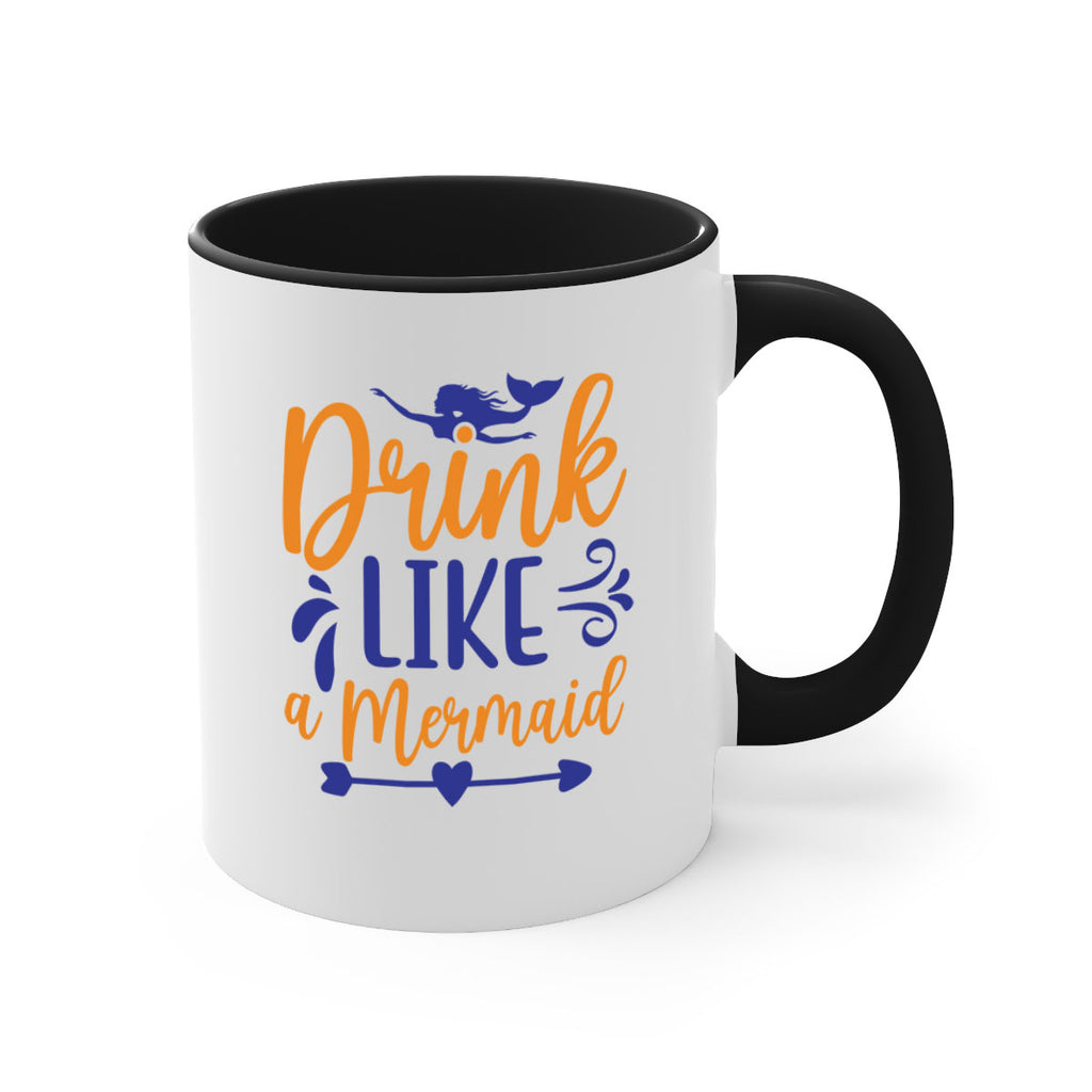 Drink Like a Mermaid 137#- mermaid-Mug / Coffee Cup