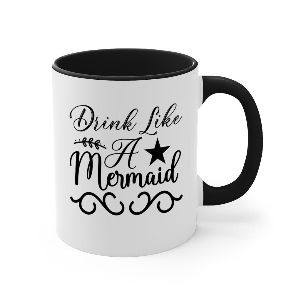 Drink like a mermaid 144#- mermaid-Mug / Coffee Cup