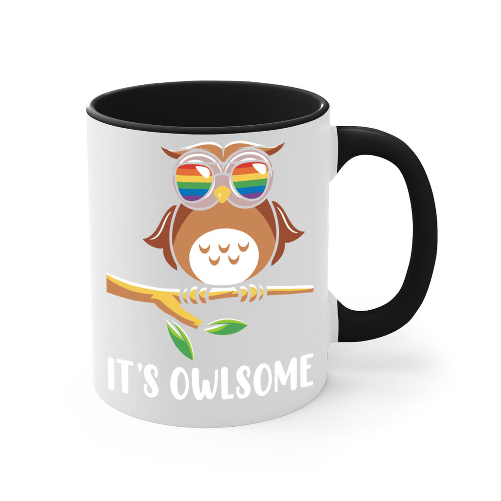 Funny Owl Gift Im Owlsome A TurtleRabbit 7#- owl-Mug / Coffee Cup