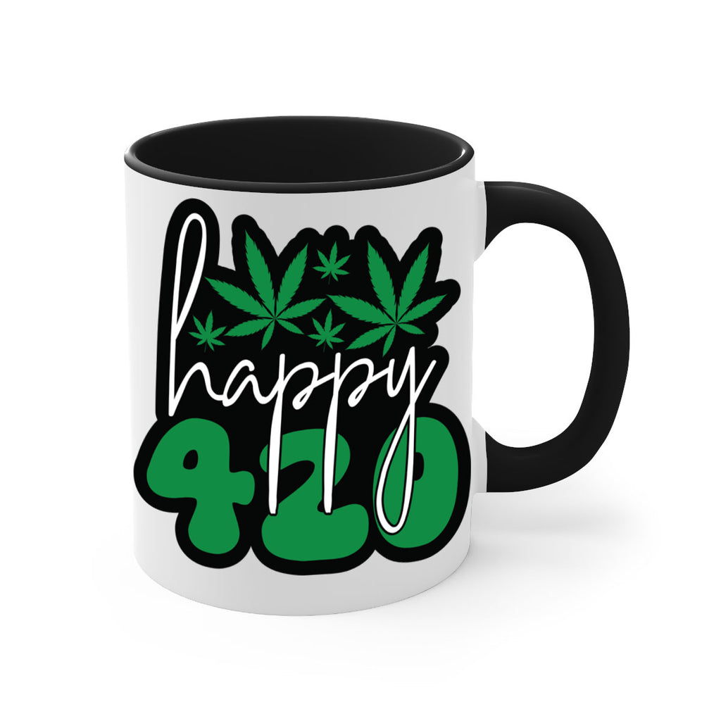 Happy 420 102#- marijuana-Mug / Coffee Cup