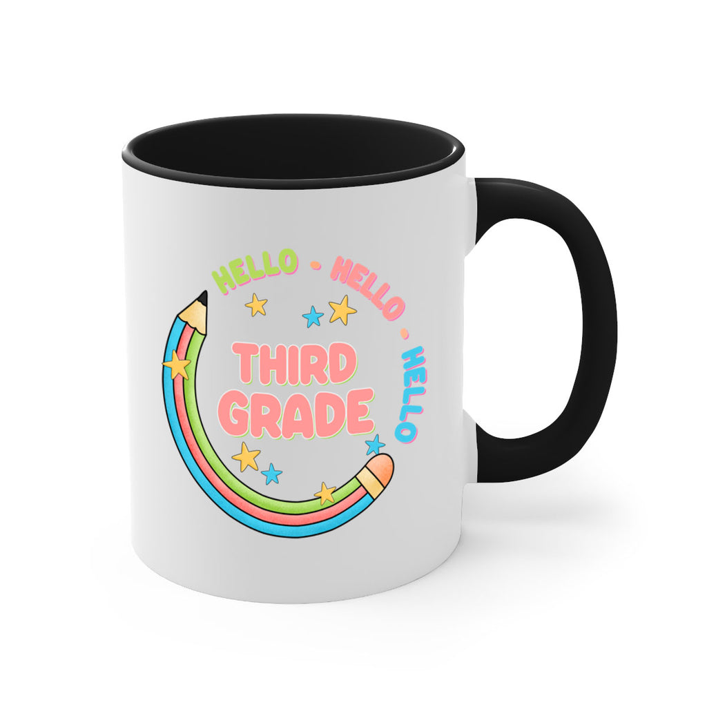 Hello 3rd Grade Pencil 10#- Third Grade-Mug / Coffee Cup