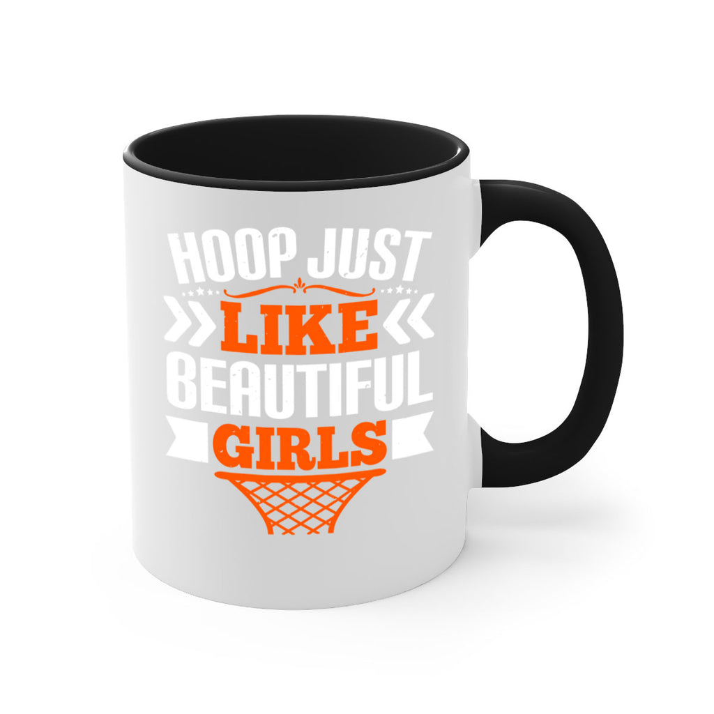 Hoop just like beautiful girls 2288#- basketball-Mug / Coffee Cup
