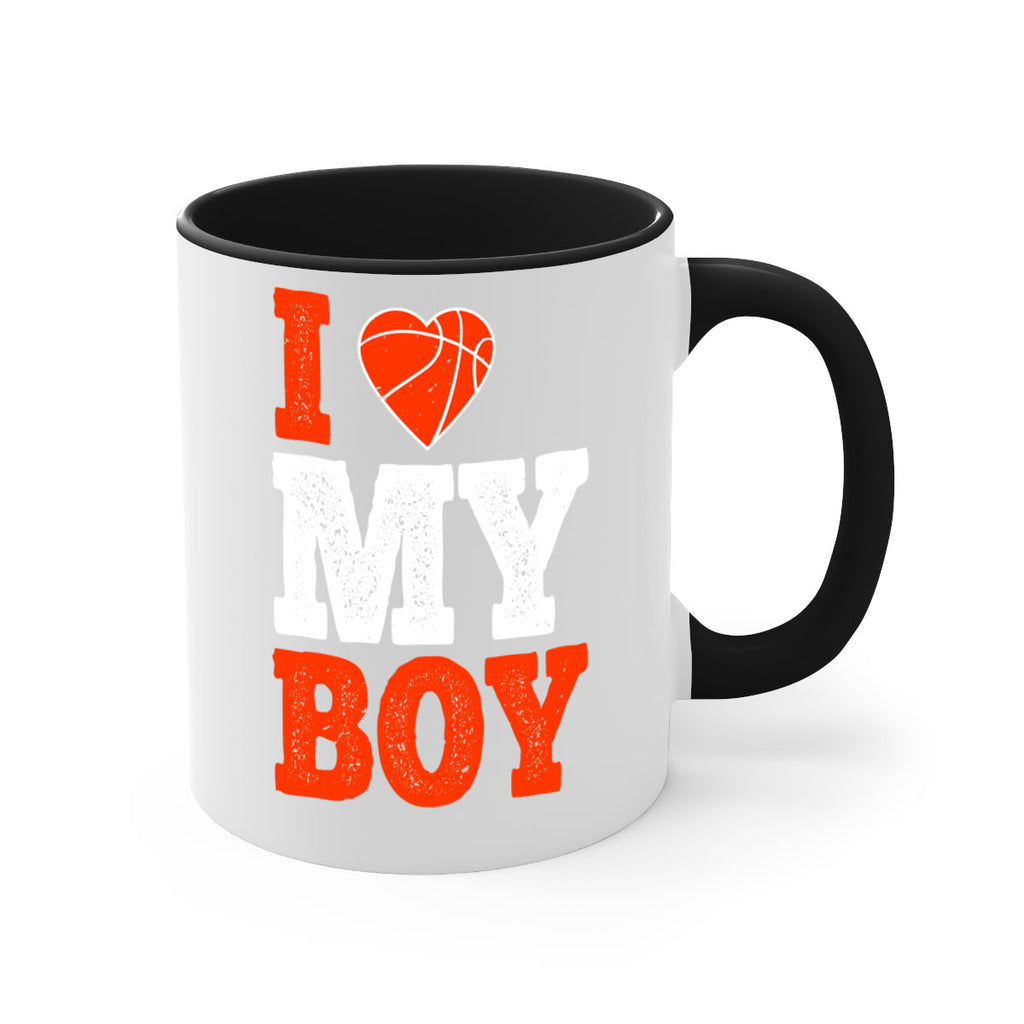 I love my boy 2254#- basketball-Mug / Coffee Cup