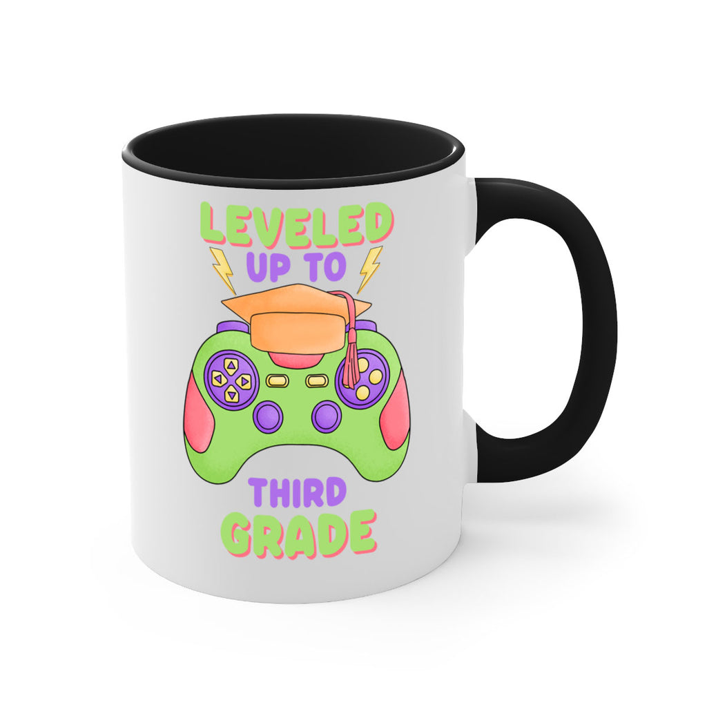 Leveled up to 3rd Grade 15#- Third Grade-Mug / Coffee Cup