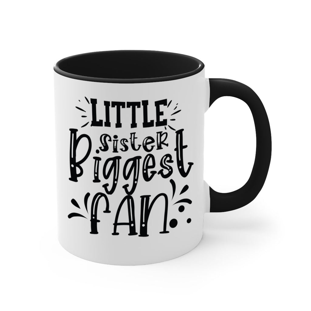 Little Sister Biggest Fan 2055#- baseball-Mug / Coffee Cup