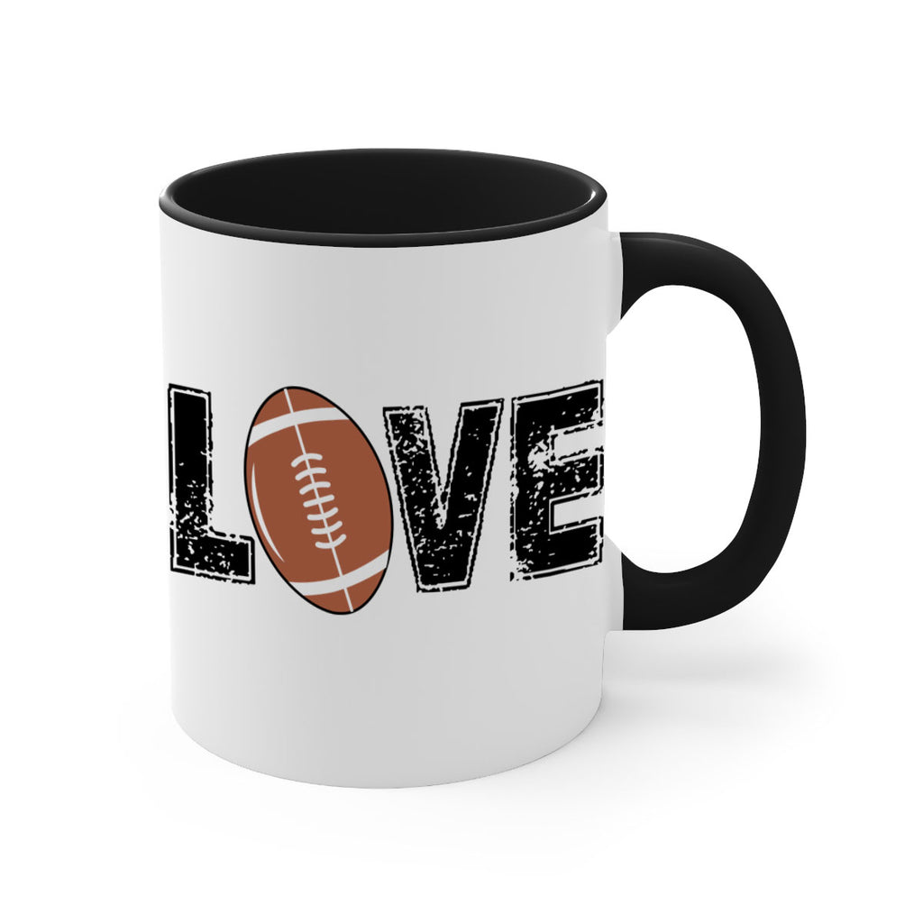 Love 739#- football-Mug / Coffee Cup