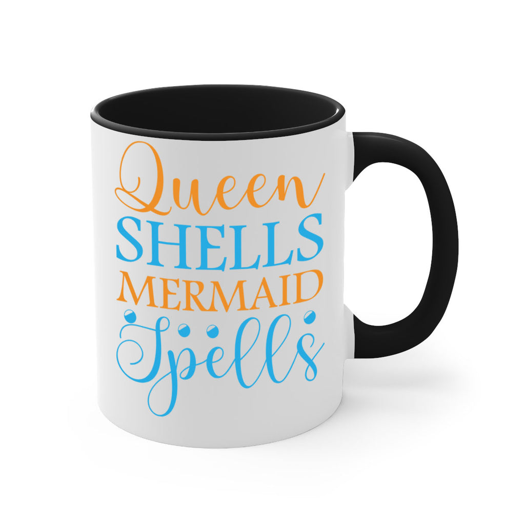 Queen Shells Mermaid Spells 546#- mermaid-Mug / Coffee Cup