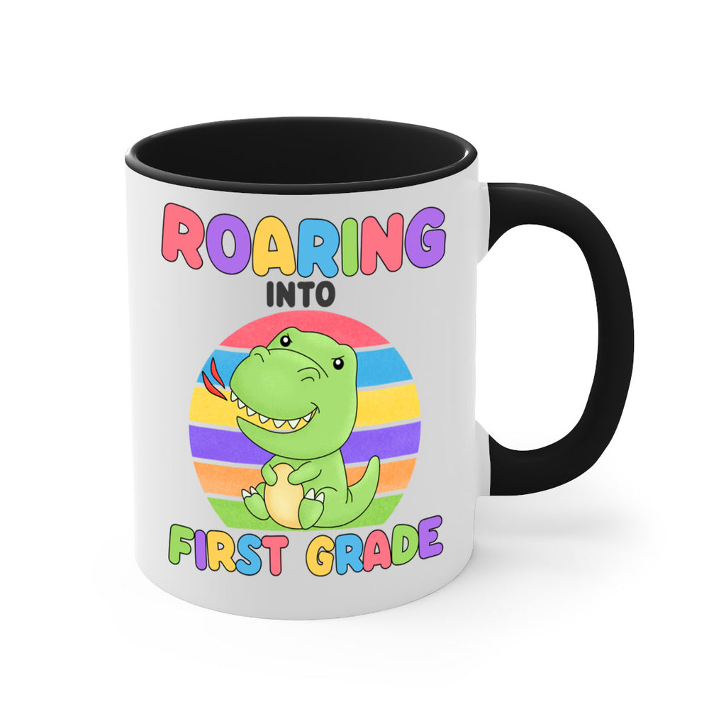 Roaring to 1st Grade Trex 2#- First Grade-Mug / Coffee Cup