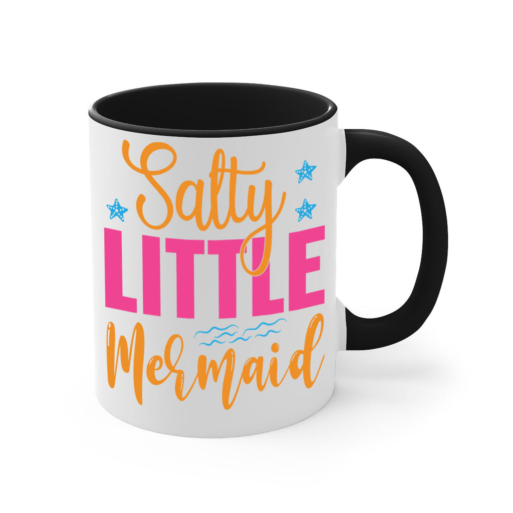 Salty Little Mermaid Design 574#- mermaid-Mug / Coffee Cup